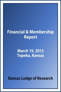 KSLOR-20150319-Financial_and_Membership_Report-Cover